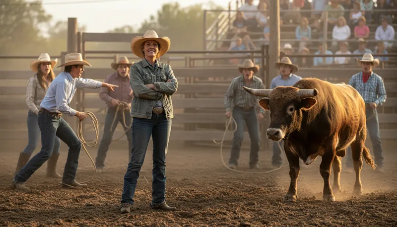 Illustration of not one's first rodeo: Experienced in a situation.
