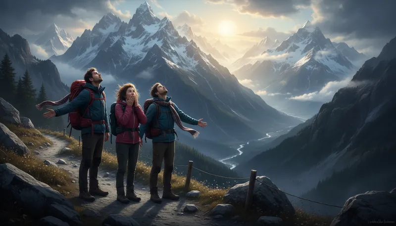 Illustration of grandeur: Impressive beauty or greatness.