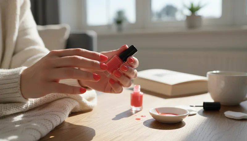 Illustration of coral: a shade of pink or orange, often vibrant.