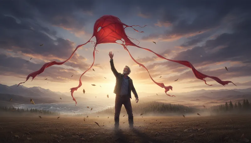 Illustration of vanish to the four winds: to disappear completely