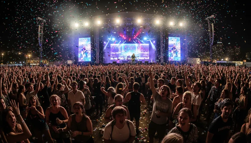 Illustration of frenzy: A state of wild excitement or activity.