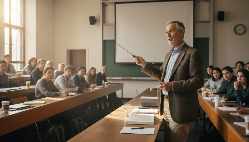 Illustration of prof: professional