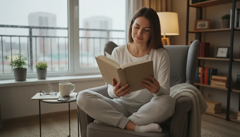 Illustration of dip into: Casually read or engage with something.