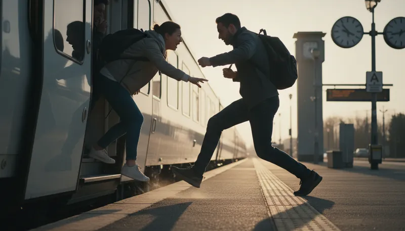 Illustration of step on it: to hurry or go faster.