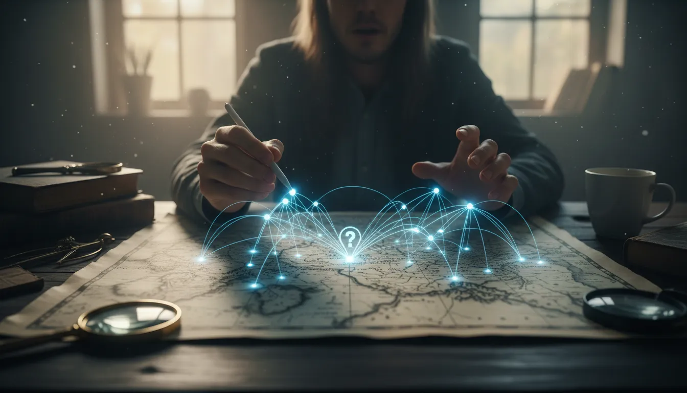 connect the dots-এর ইলাস্ট্রেশন: to understand how things are related