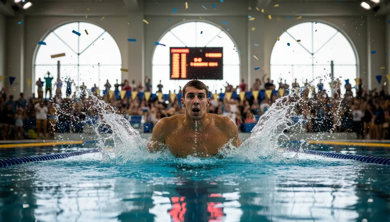 Illustration of phelps: A common surname, often associated with athletes.
