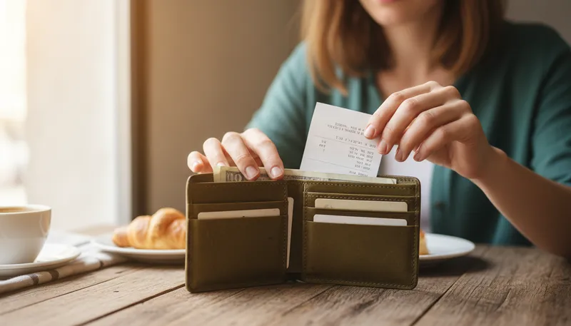 Illustration of receipt: A document that proves a purchase.