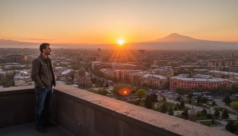 Illustration of yerevan: The capital city of Armenia.