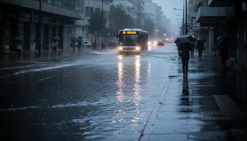 Illustration of awash: Flooded or covered with water or another substance.