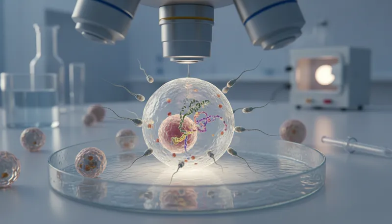 Illustration of meiosis: A type of cell division reducing chromosome number.