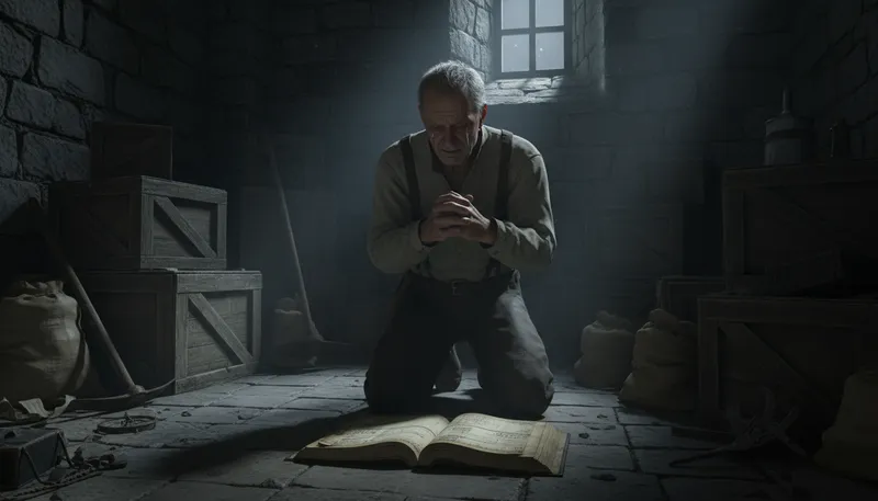 Illustration of damnation: The state of being condemned to hell.
