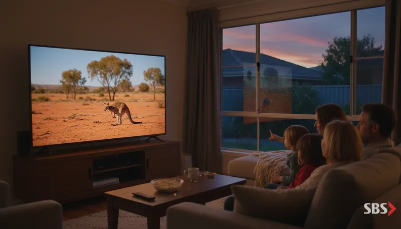 Illustration of sbs: the Australian broadcasting service for television