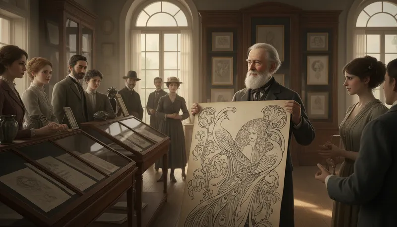 Illustration of beardsley: A surname or place name, often artistic.