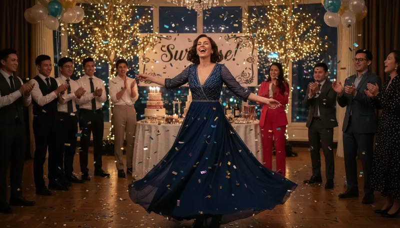 Illustration of glee: Joy or happiness shown openly.