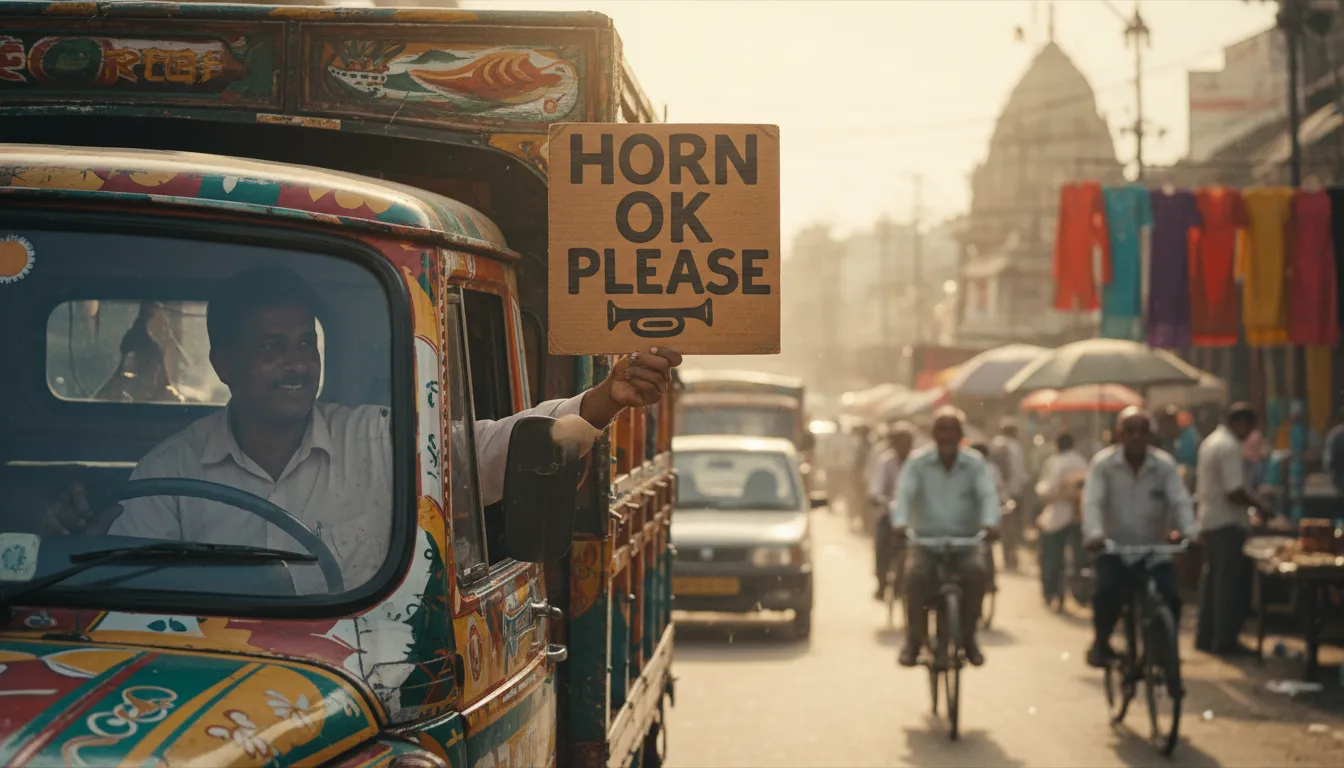 Hình minh họa cho horn OK please: a request to sound a vehicle warning signal