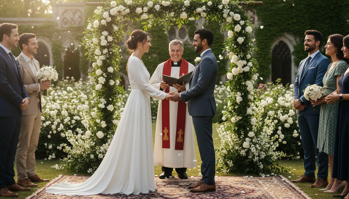 ภาพประกอบของ wedlock: The state of being married.