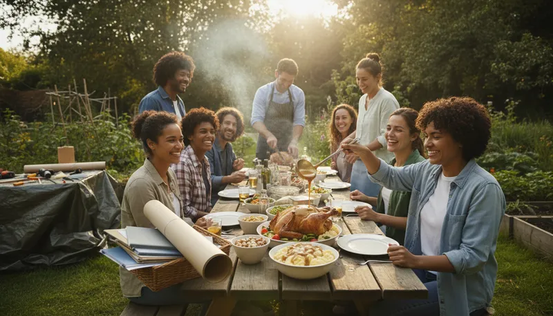 Illustration of the rest is gravy: what remains is easy or extra benefit.