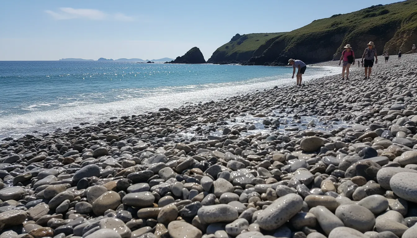 Ilustrasi Guernsey: An island in the English Channel.