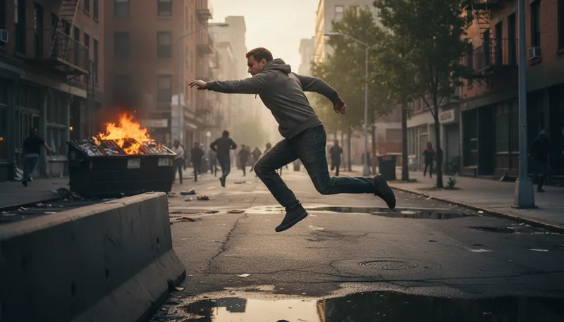 Illustration of jump street: get involved in trouble