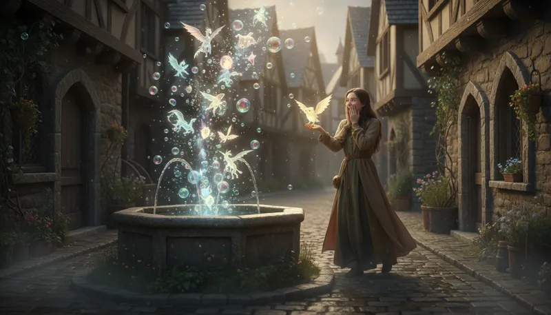Illustration of wizarding: Related to magic or wizards.