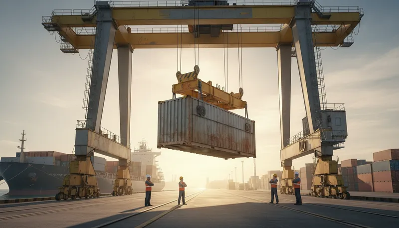 Illustration of gantry: A framework for supporting equipment.