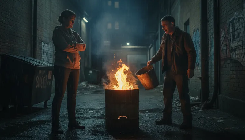 Illustration of i wouldn't piss on someone if they were on fire: Indicates strong dislike or refusal to help.