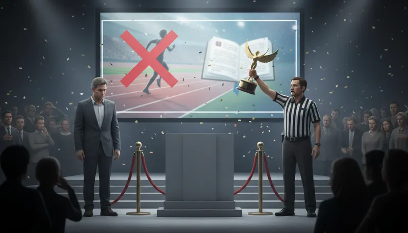 Illustration of forfeit: To lose or give up something as a penalty.