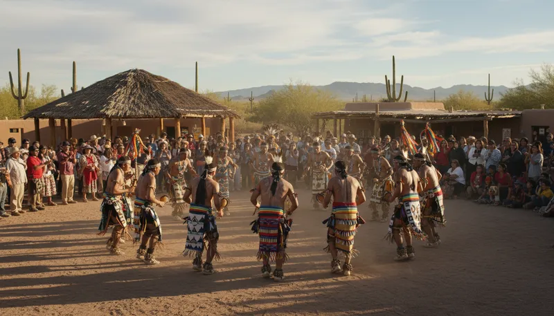 Illustration of pima: A Native American tribe in Arizona.