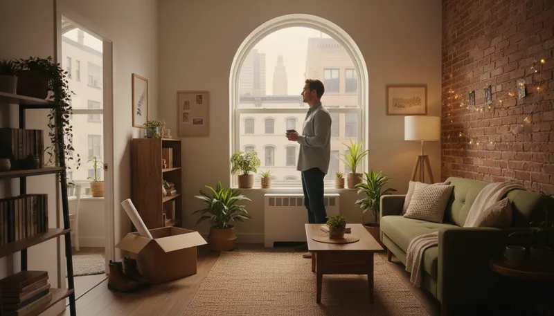 Illustration of residence: a place where someone lives