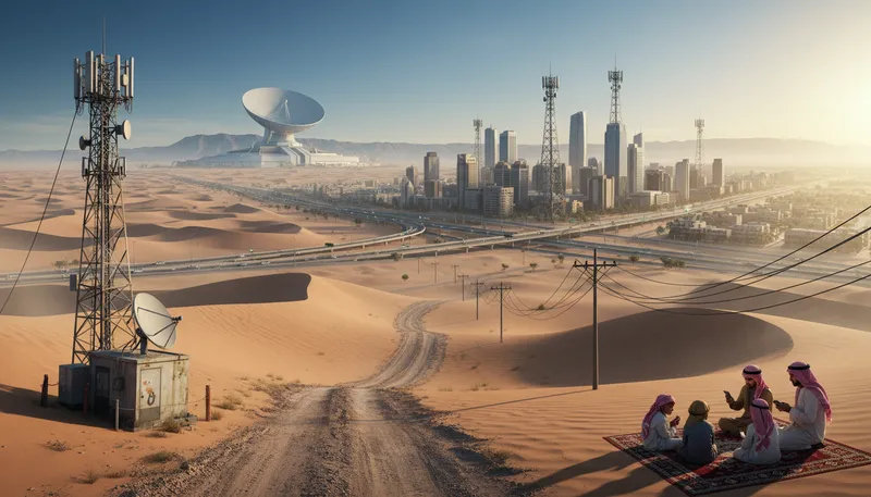 Illustration of stc: a telecommunications company in Saudi Arabia