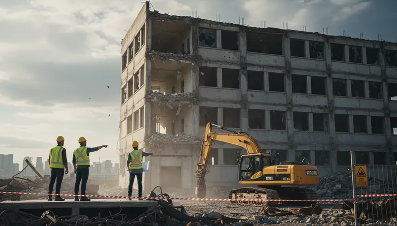 Illustration of destruct: To destroy something completely.