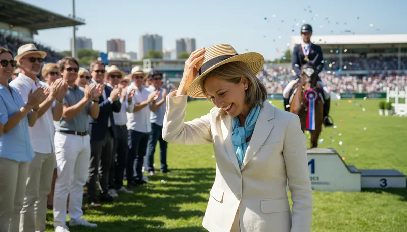 Illustration of take one's hat off to: show respect or admiration.