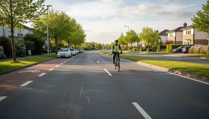 Illustration of carriageway: A part of the road for vehicles.