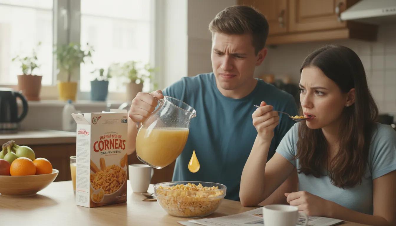 Illustrazione di pee on someone's cornflakes: Ruin someone's mood or plans.