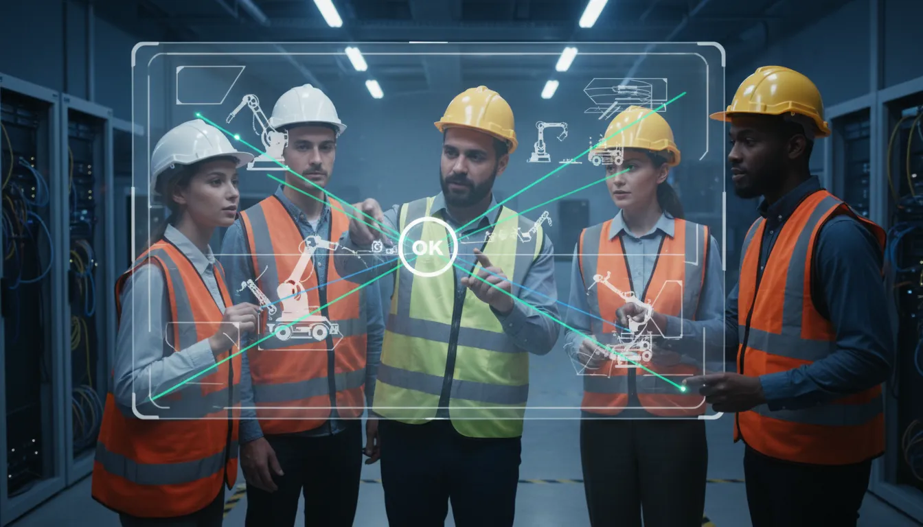 Illustration of AI alignment: matching AI behavior with human expectations