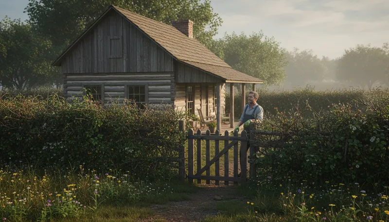 Illustration of homely as a hedge fence: Very plain or unattractive in appearance.