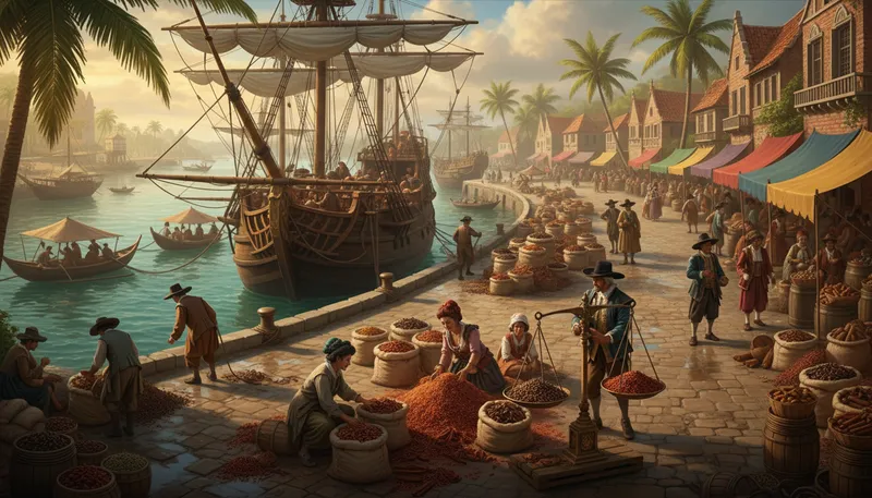 Illustration of batavia: Historical name for Jakarta, Indonesia.