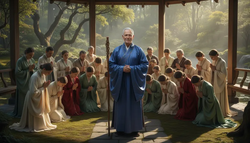 Illustration of master john goodfellow: A title for a kind or skilled leader.