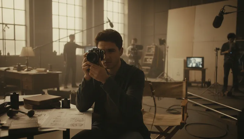 Illustration of cinema: the art of making films