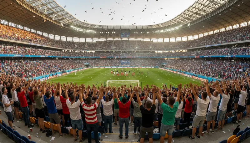 Illustration of matchday: A day when a sports match occurs.
