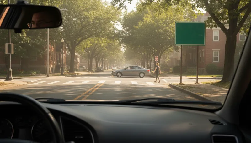 Illustration of please turn right: Make a right turn, please.