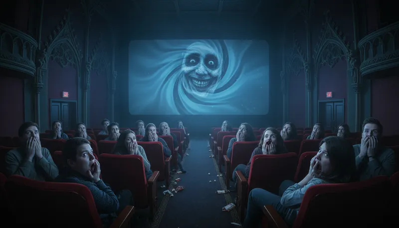 Illustration of horrify: To shock or cause fear.