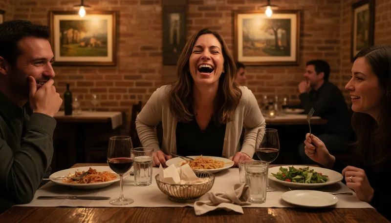 Illustration of hysterically: In a manner of uncontrolled emotion or laughter.