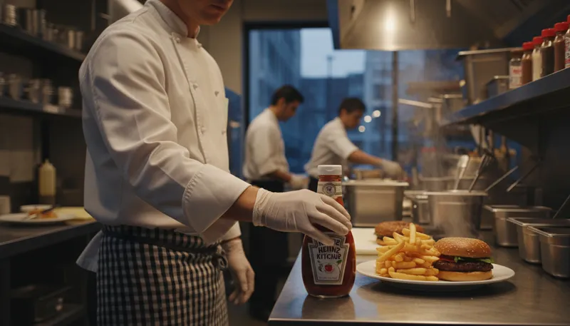 Illustration of heinz: Brand known for sauces and condiments.