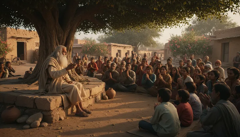 Illustration of wiseman: a person who shows great knowledge or insight.