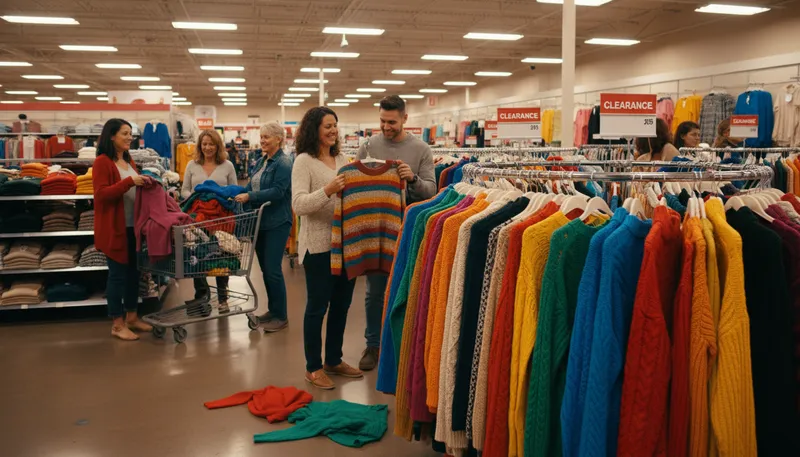 Illustration of marshalls: A store offering discounted brand-name items.