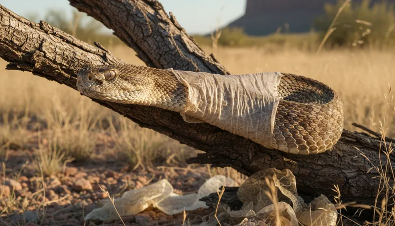 Illustration of slough: to shed skin or outer layer