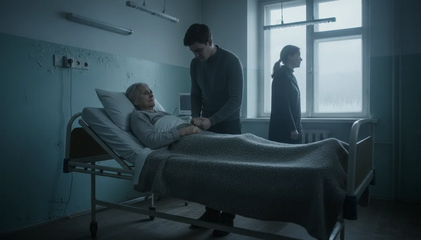 Illustrazione di breathe one's last: to die or pass away quietly