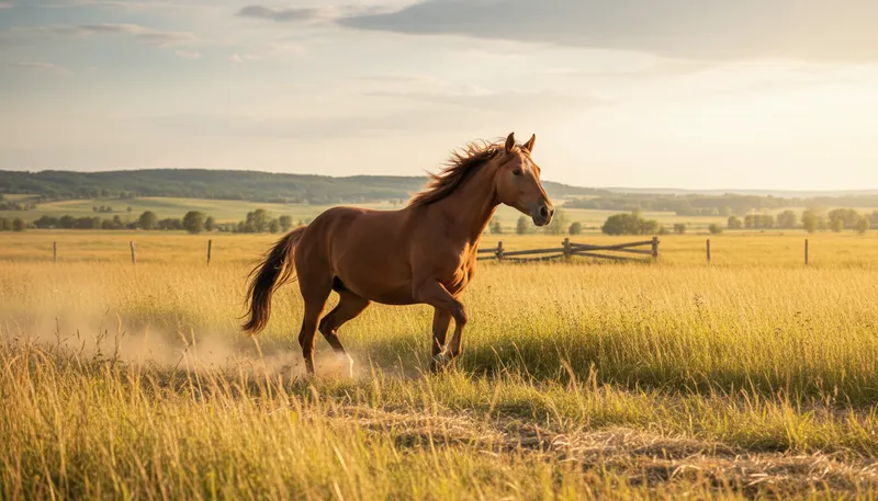 Illustration of mare: An adult female horse.