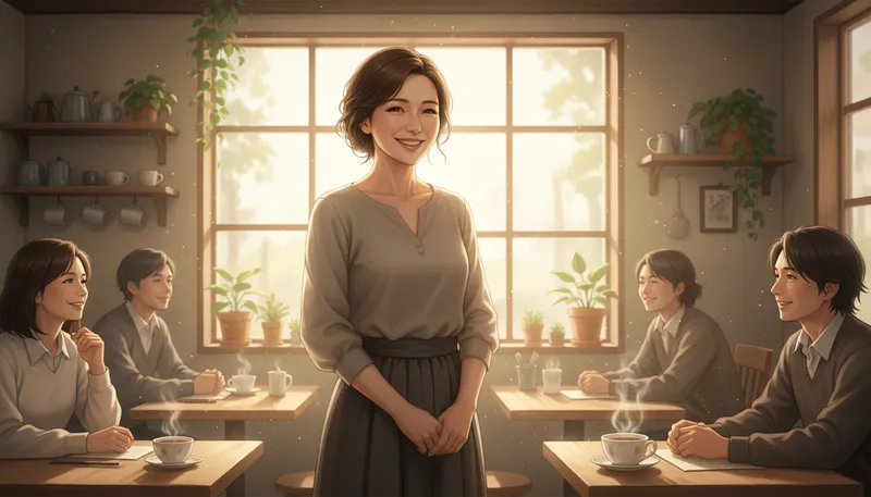 Illustration of sweetness and light: a cheerful and pleasant atmosphere